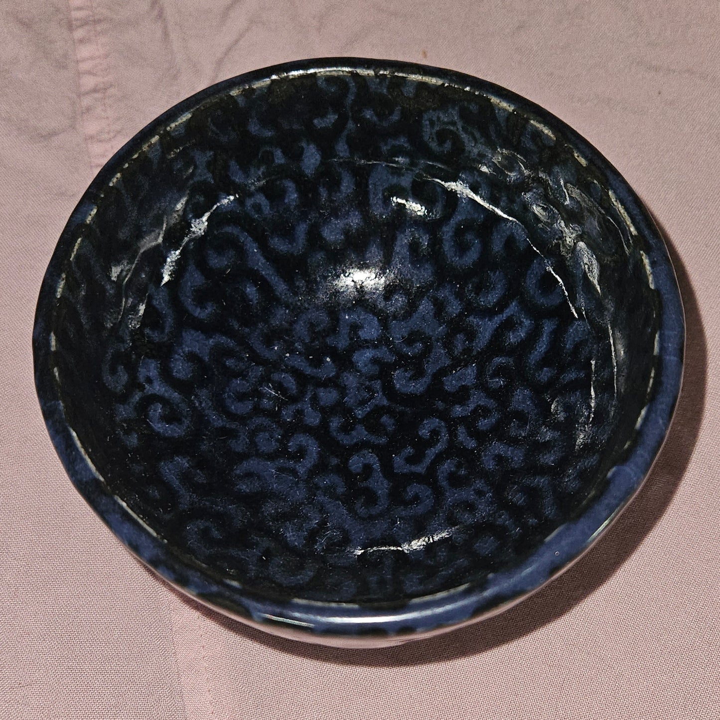 Small Pattern Bowl Blue