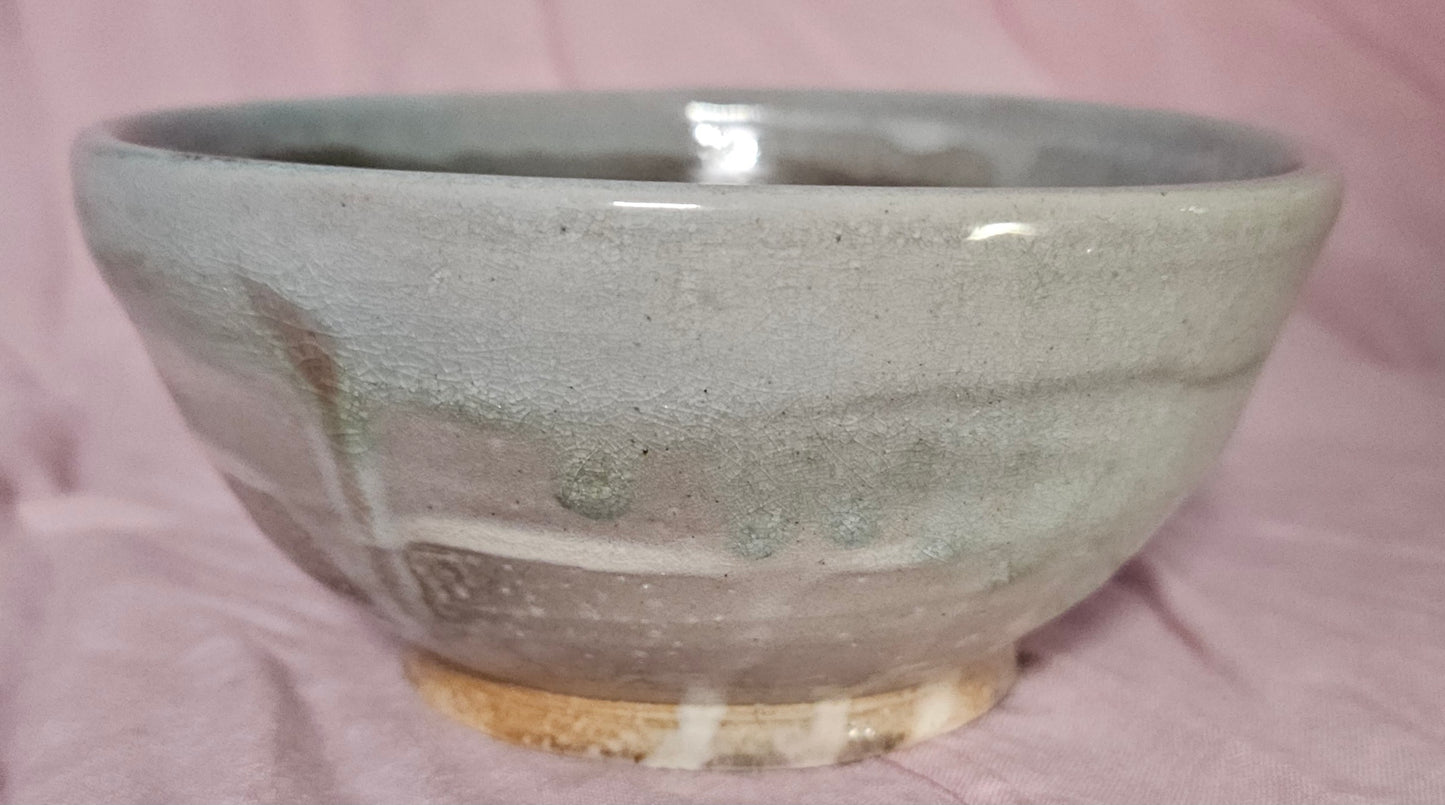 Aqua-Purple Soda Bowl