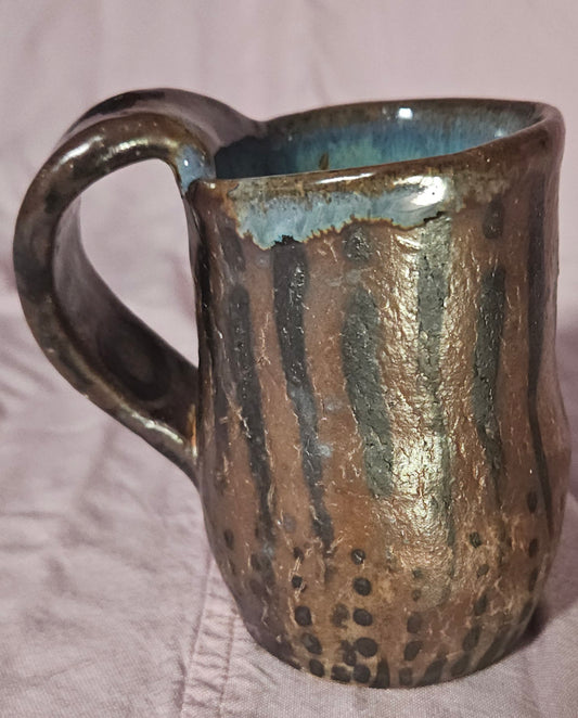 Handled Soda Cup Brown/Purple