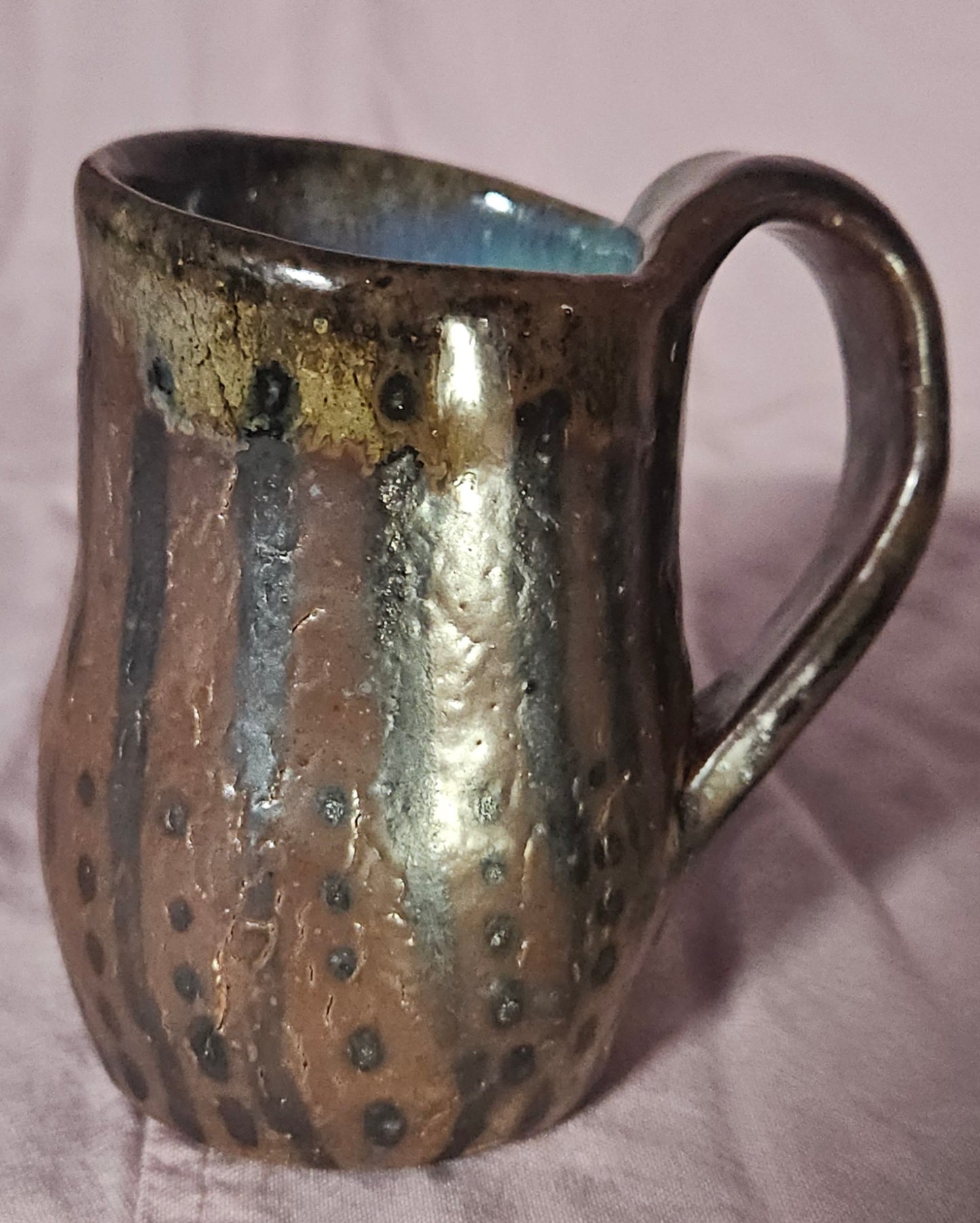 Handled Soda Cup Brown/Purple