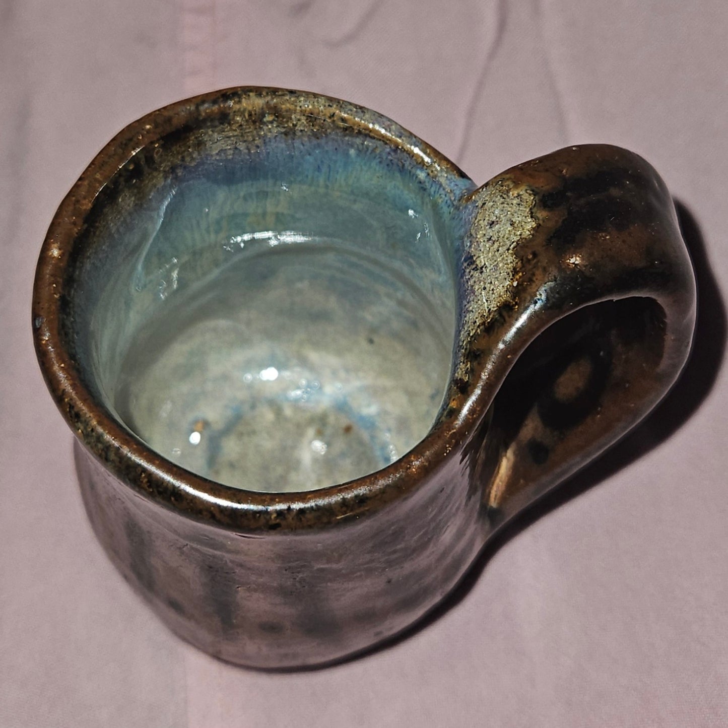 Handled Soda Cup Brown/Purple