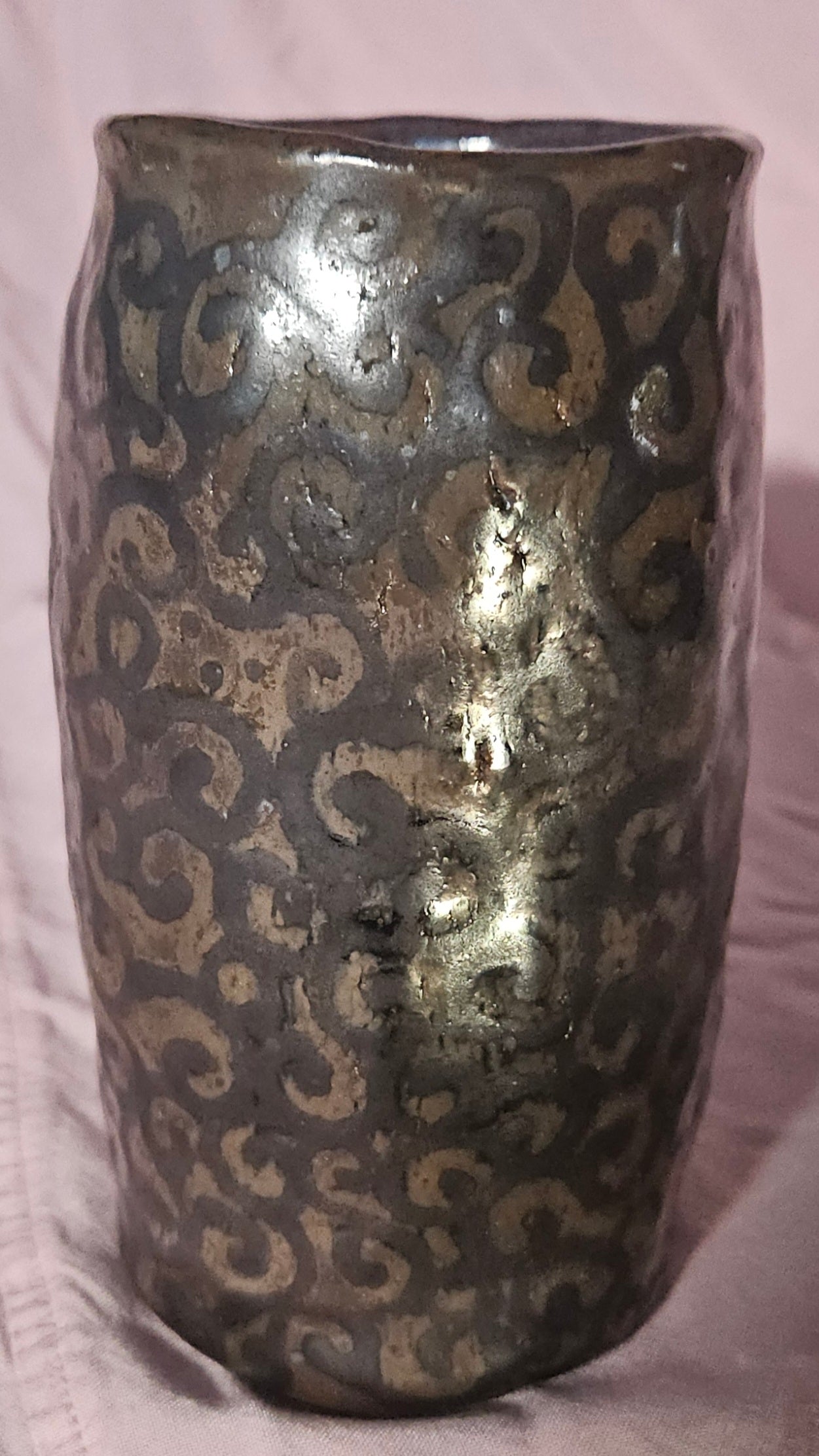 Patterned Tumbler/Purple