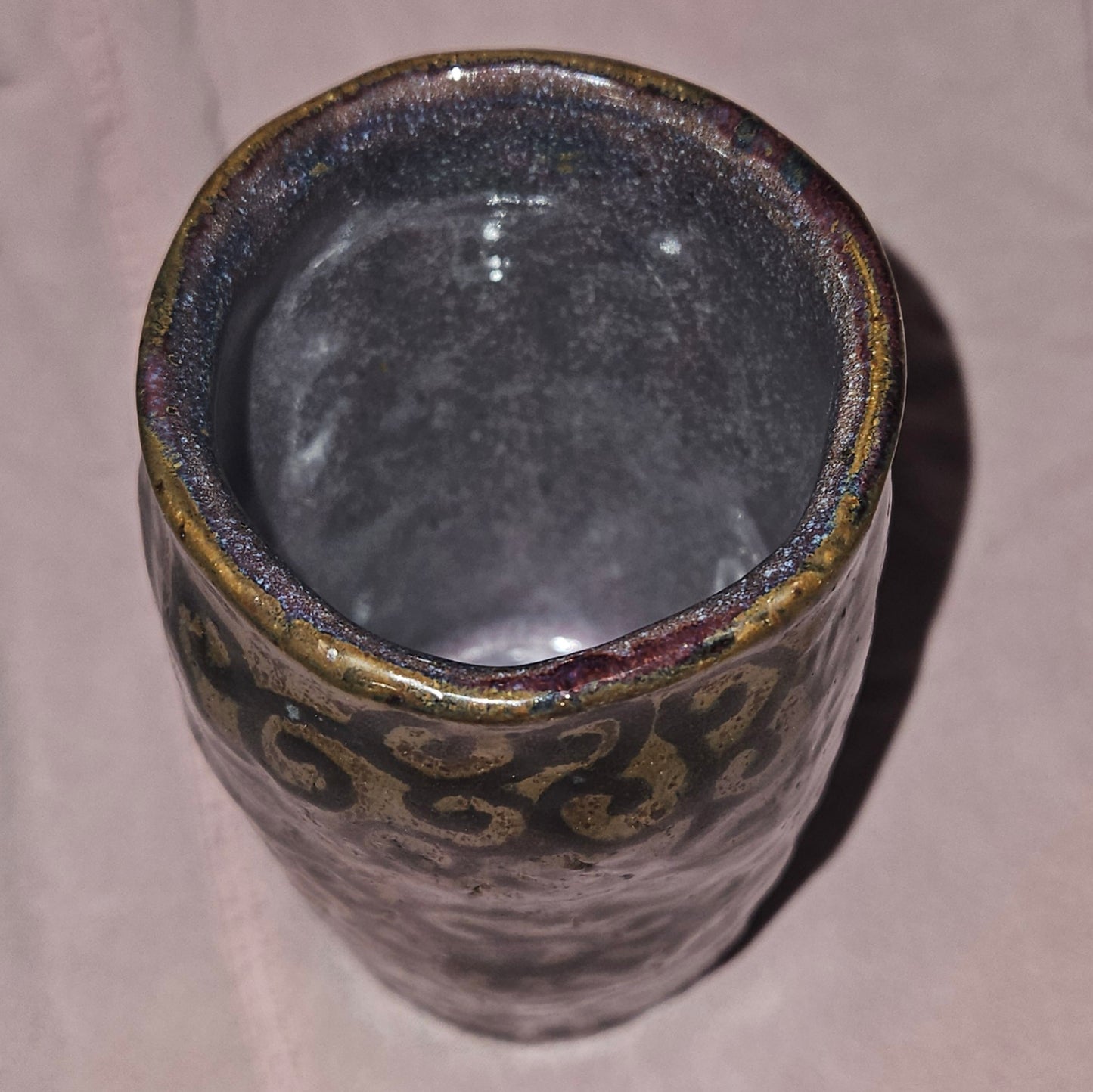 Patterned Tumbler/Purple