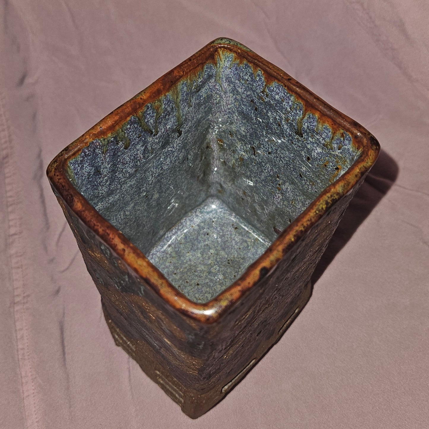 Cross Beam Vase Square
