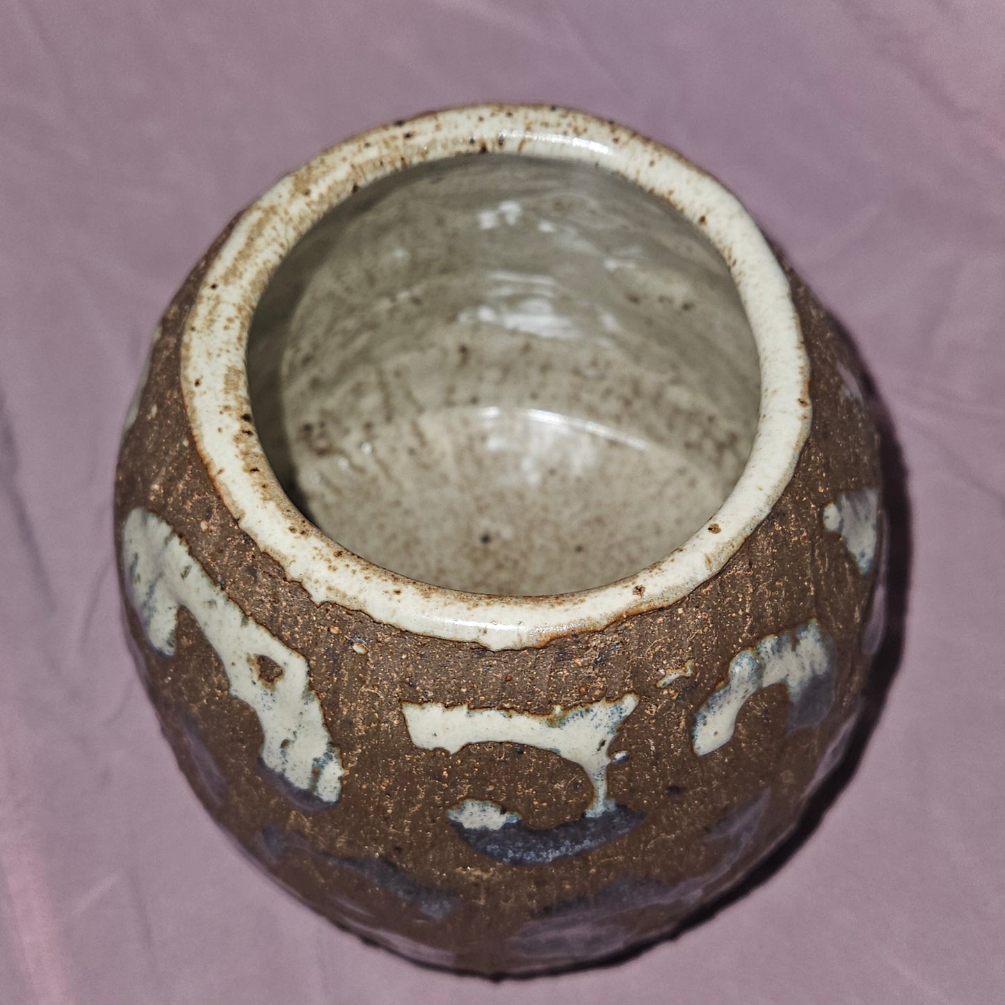 Cross Beam Vase Round