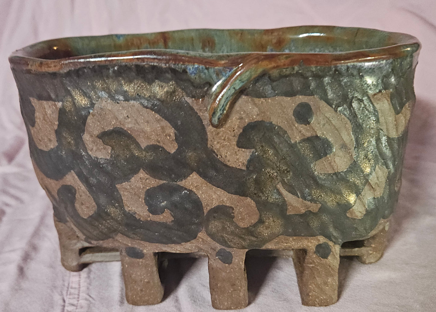 Cross Beam Vase Oval