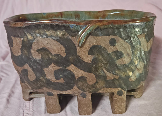 Cross Beam Vase Oval