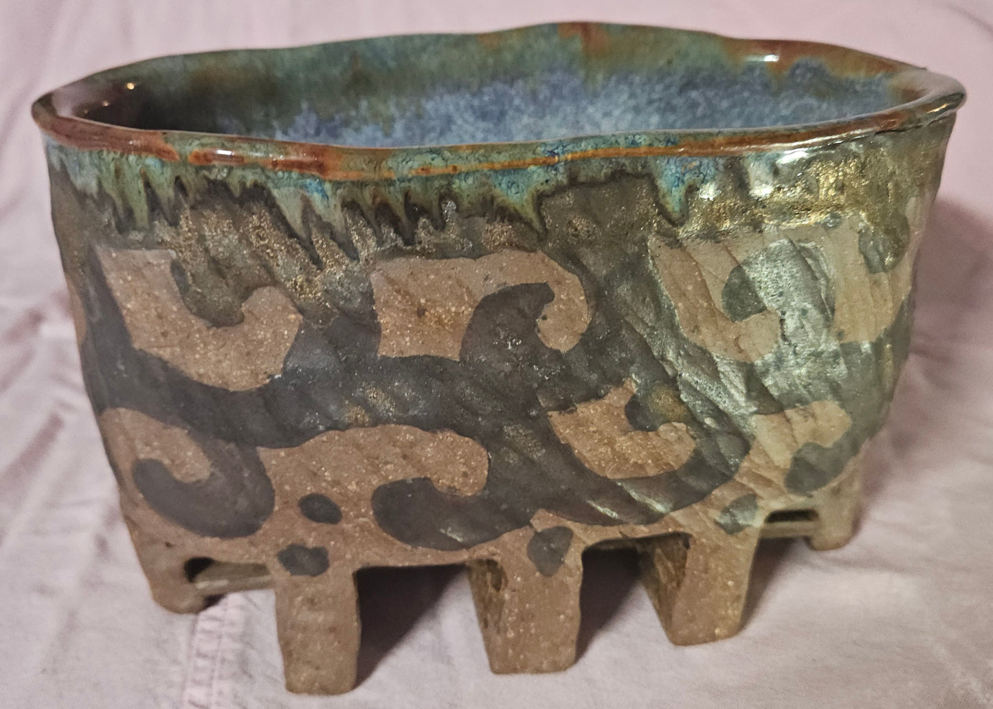 Cross Beam Vase Oval