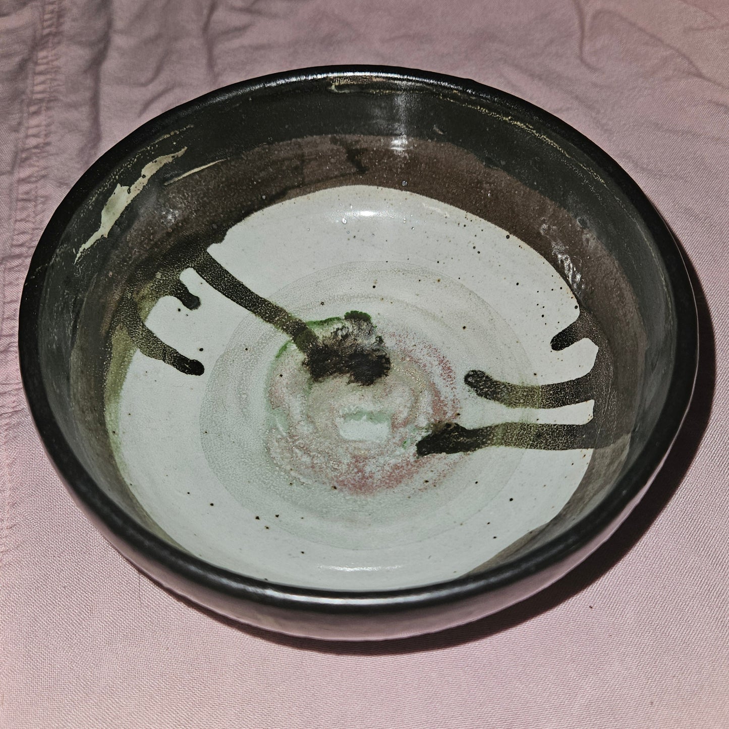 Stripey Thrown Bowl