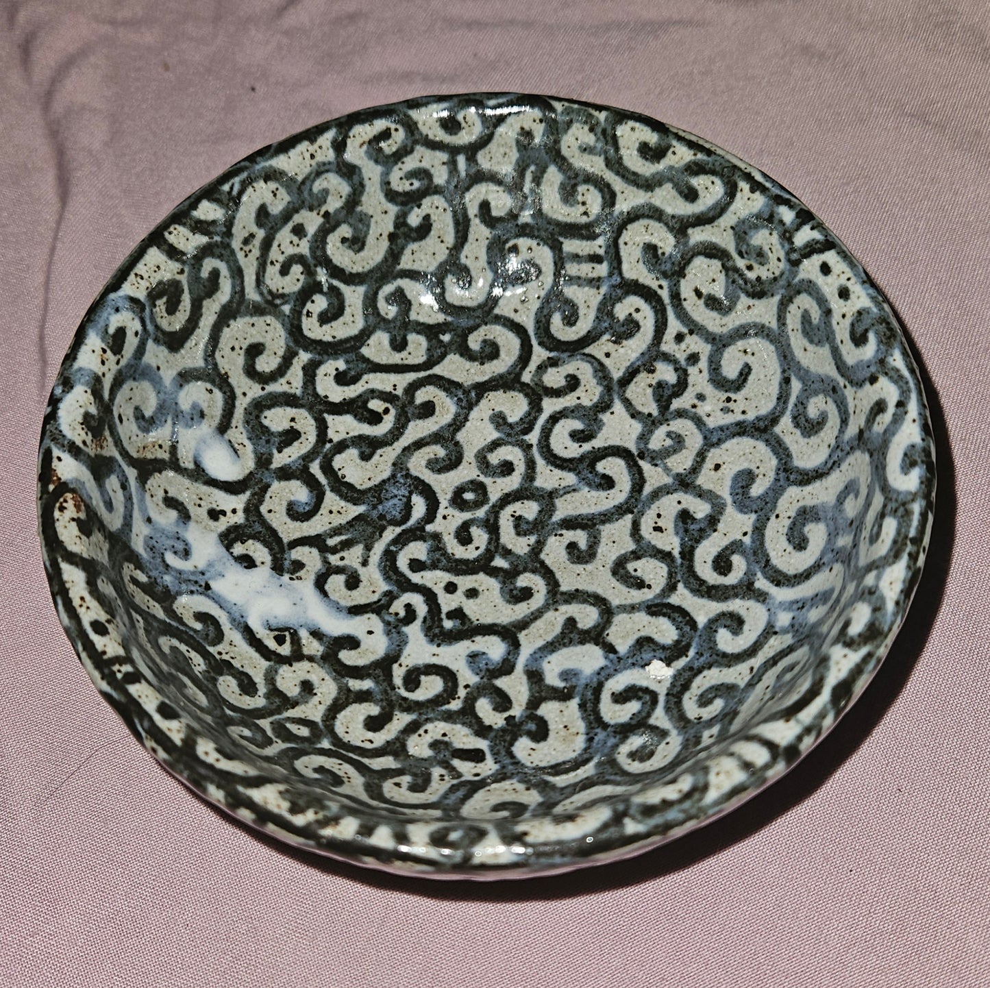 Small Shallow Pattern Bowl