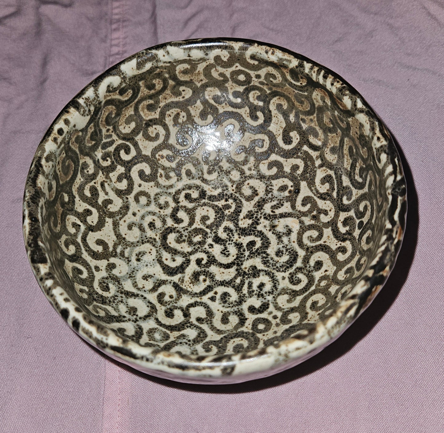 Small Pattern Bowl Cream