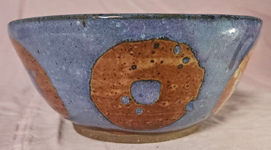 Large Pattern Bowl Lavender and Orange